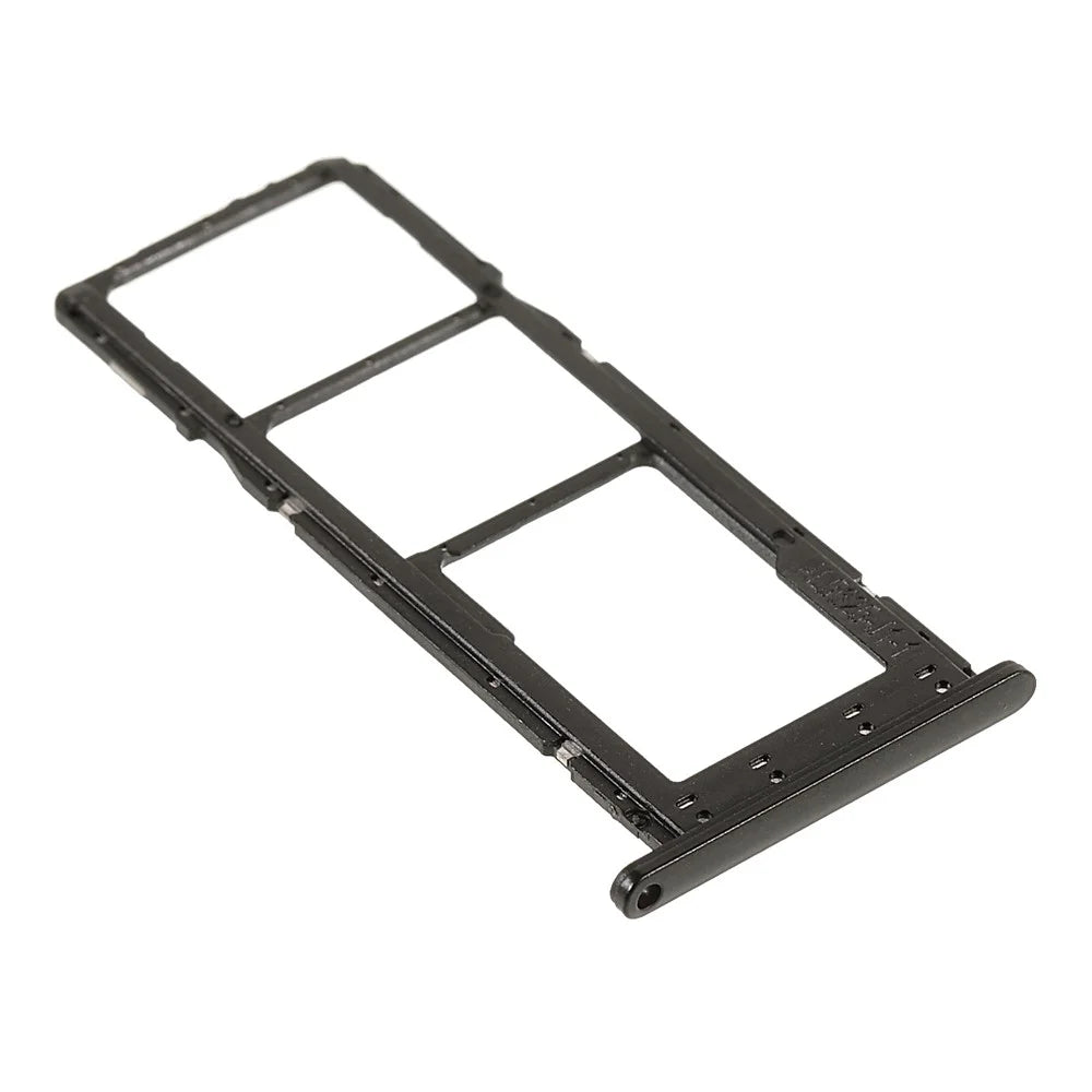 OEM Dual SIM + TF Card Tray Holder Replacement (without Logo) for Samsung Galaxy A03s (164.2mm) - Black - 4