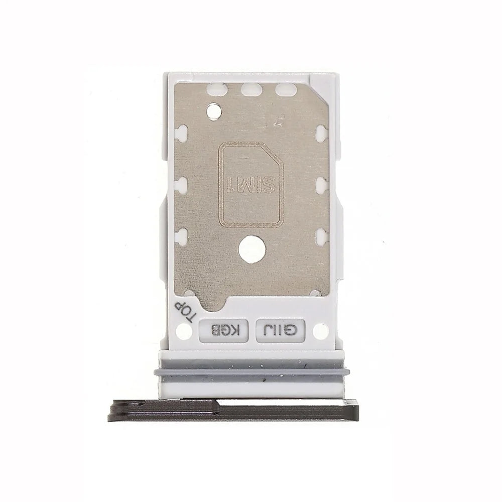 OEM Dual SIM Tray Holder Replacement (without Logo) for Samsung Galaxy S21 FE 5G G990 - Grey - 1