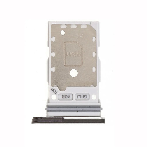 OEM Dual SIM Tray Holder Replacement (without Logo) for Samsung Galaxy S21 FE 5G G990 - Grey - 1