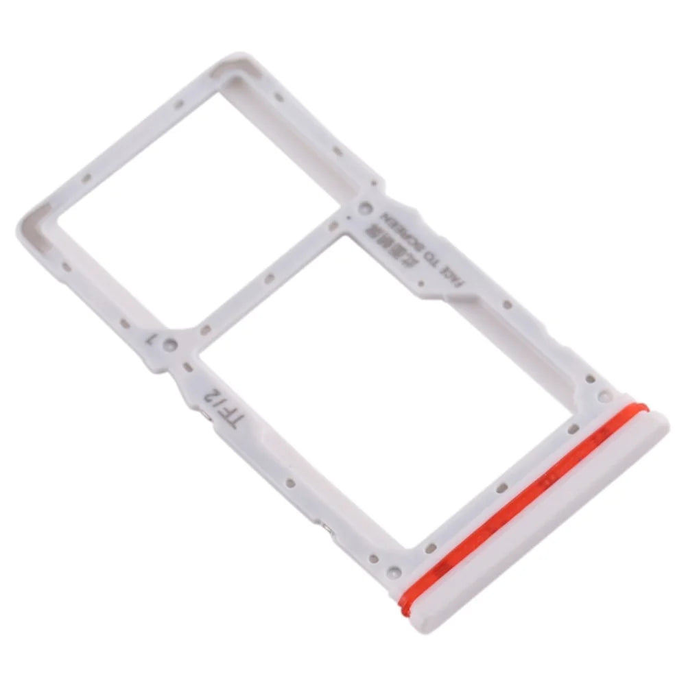 Single SIM + TF Card Tray Holder Replacement (without Logo) for Xiaomi Redmi K30 4G - White - 1