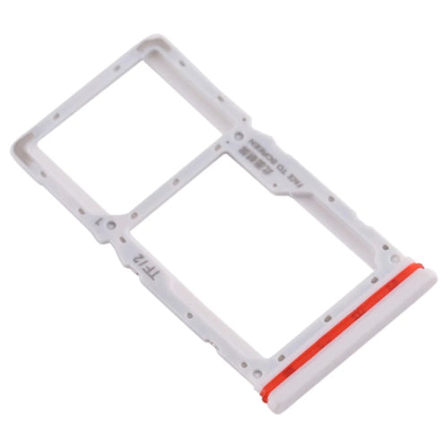 Single SIM + TF Card Tray Holder Replacement (without Logo) for Xiaomi Redmi K30 4G - White - 1