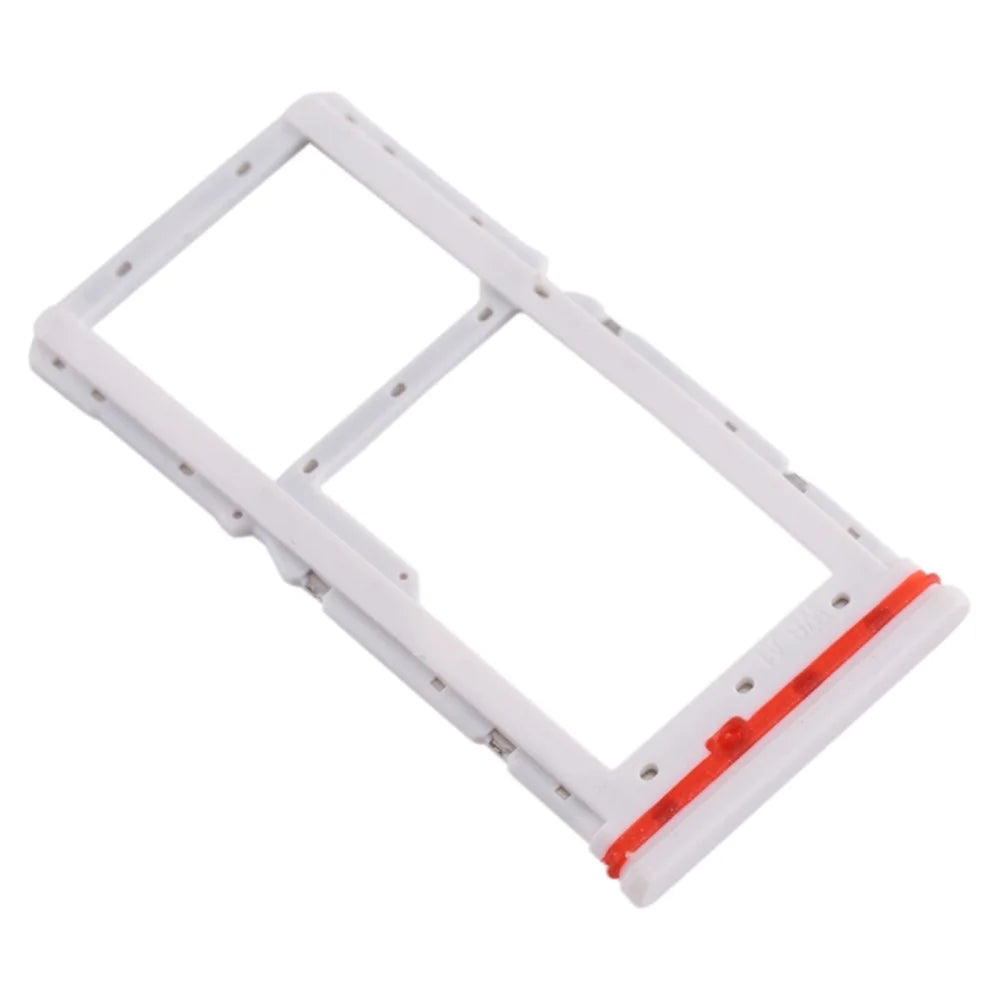 Single SIM + TF Card Tray Holder Replacement (without Logo) for Xiaomi Redmi K30 4G - White - 2