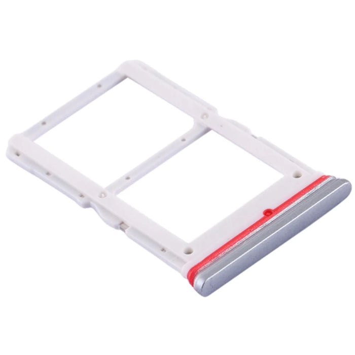 Dual SIM Tray Holder Replacement (without Logo) for Xiaomi Redmi K30 5G - Silver - 2