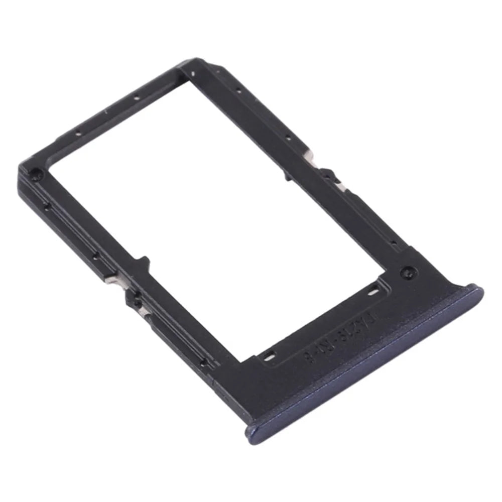 For Oppo A72 CPH2067 Dual SIM Card Tray Holder Replacement (without Logo) - Black - 2