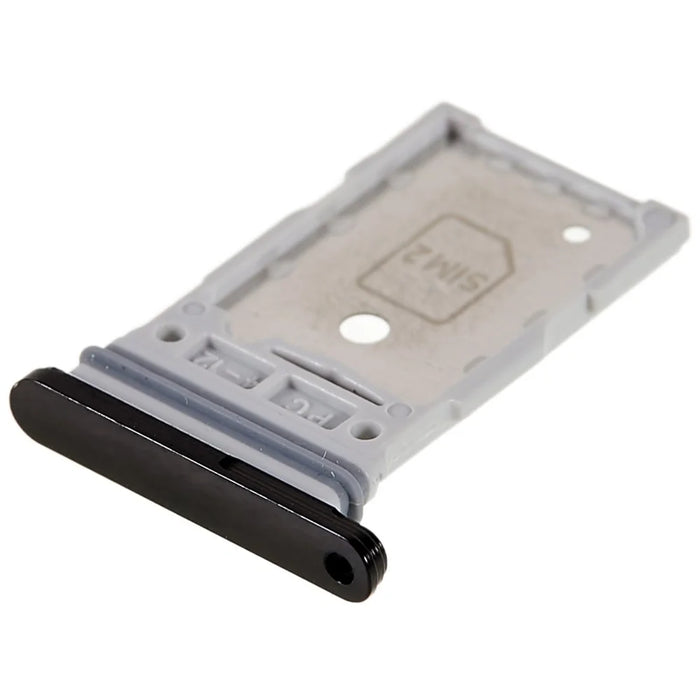 For Samsung Galaxy S22 5G S901/S22+ 5G S906 OEM Dual SIM Card Tray Holder Replacement (without Logo) - Black - 3