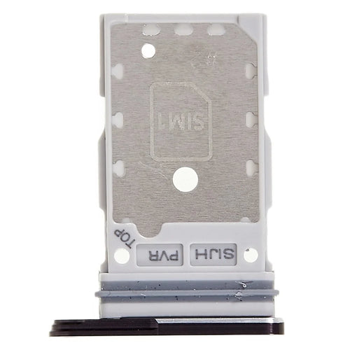 For Samsung Galaxy S22 Ultra 5G S908 OEM Dual SIM Card Tray Holder Replacement (without Logo) - Black - 1