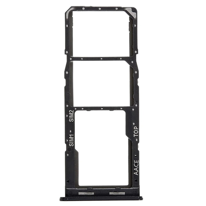 For Samsung Galaxy A13 4G A135 OEM Dual SIM Card + SD Card Tray Holder Replacement (without Logo) - Black - 1