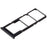 For Samsung Galaxy A13 4G A135 OEM Dual SIM Card + SD Card Tray Holder Replacement (without Logo) - Black - 3