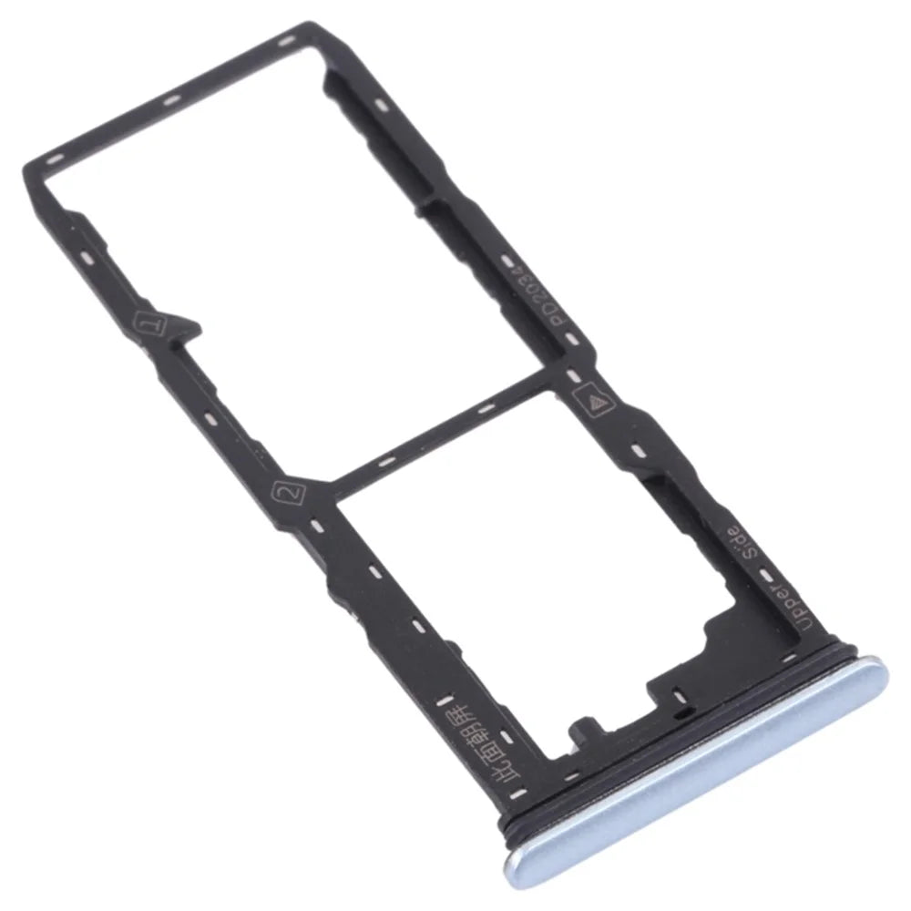 For vivo Y30 (China)/Y20s V2034A Dual SIM Card Tray Holder Replacement (without Logo) - White - 3
