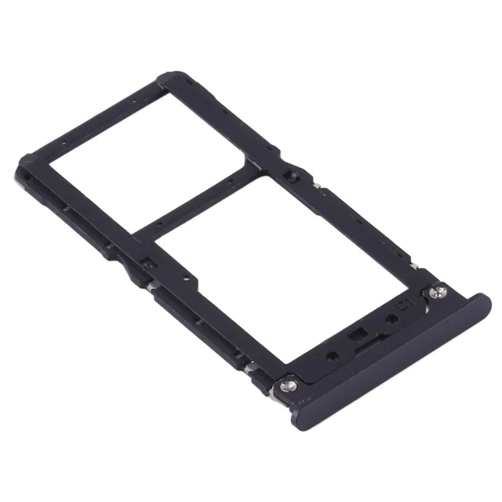 For Xiaomi Mi Pad 4 Dual SIM Cards + Single TF Card Tray Holder Replacement (without Logo) - Black - 3