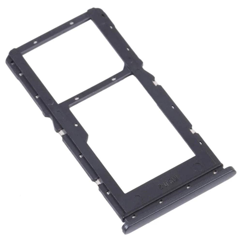 For Xiaomi Redmi Note 10 5G/Poco M3 Pro 5G/Redmi Note 10T 5G Dual SIM Cards + Single TF Card Tray Holder Replacement (without Logo) - Black - 2
