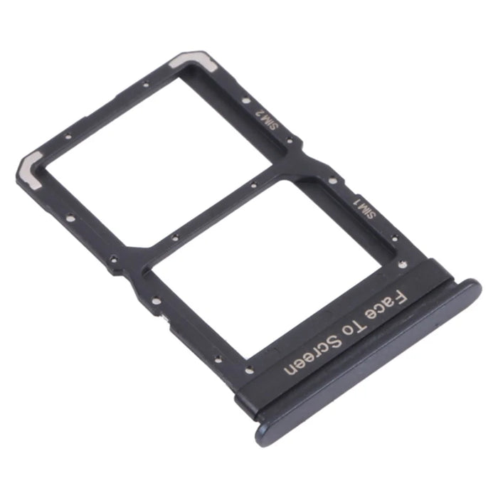 For Xiaomi Redmi Note 10 Pro 5G/Poco X3 GT Dual SIM Card Tray Holder Replacement (without Logo) - Black - 1