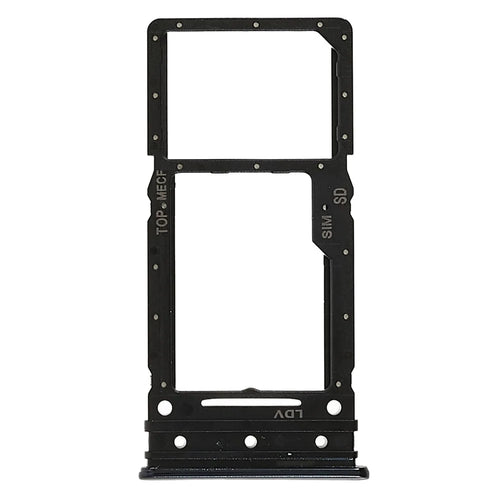 For Samsung Galaxy M53 5G SM-M536B OEM Dual SIM Card + SD Card Tray Holder Replacement (without Logo) - Black - 1