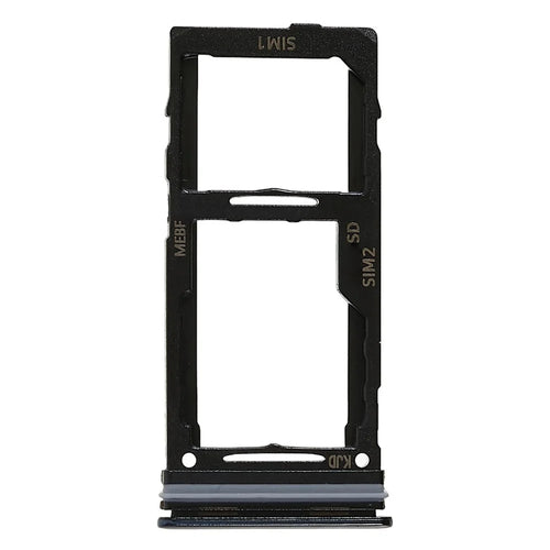 For Samsung Galaxy M52 5G SM-M526B OEM Dual SIM Card + SD Card Tray Holder Replacement (without Logo) - Black - 1