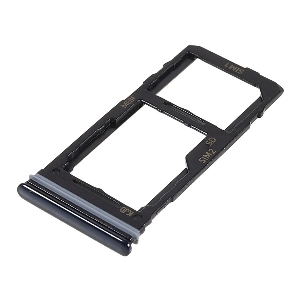 For Samsung Galaxy M52 5G SM-M526B OEM Dual SIM Card + SD Card Tray Holder Replacement (without Logo) - Black - 3