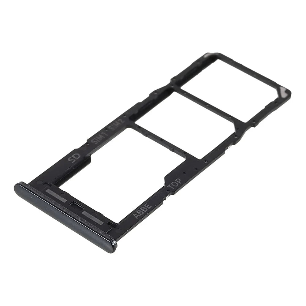 For Samsung Galaxy M23 5G SM-M236B OEM Dual SIM Card + SD Card Tray Holder Replacement (without Logo) - Black - 3
