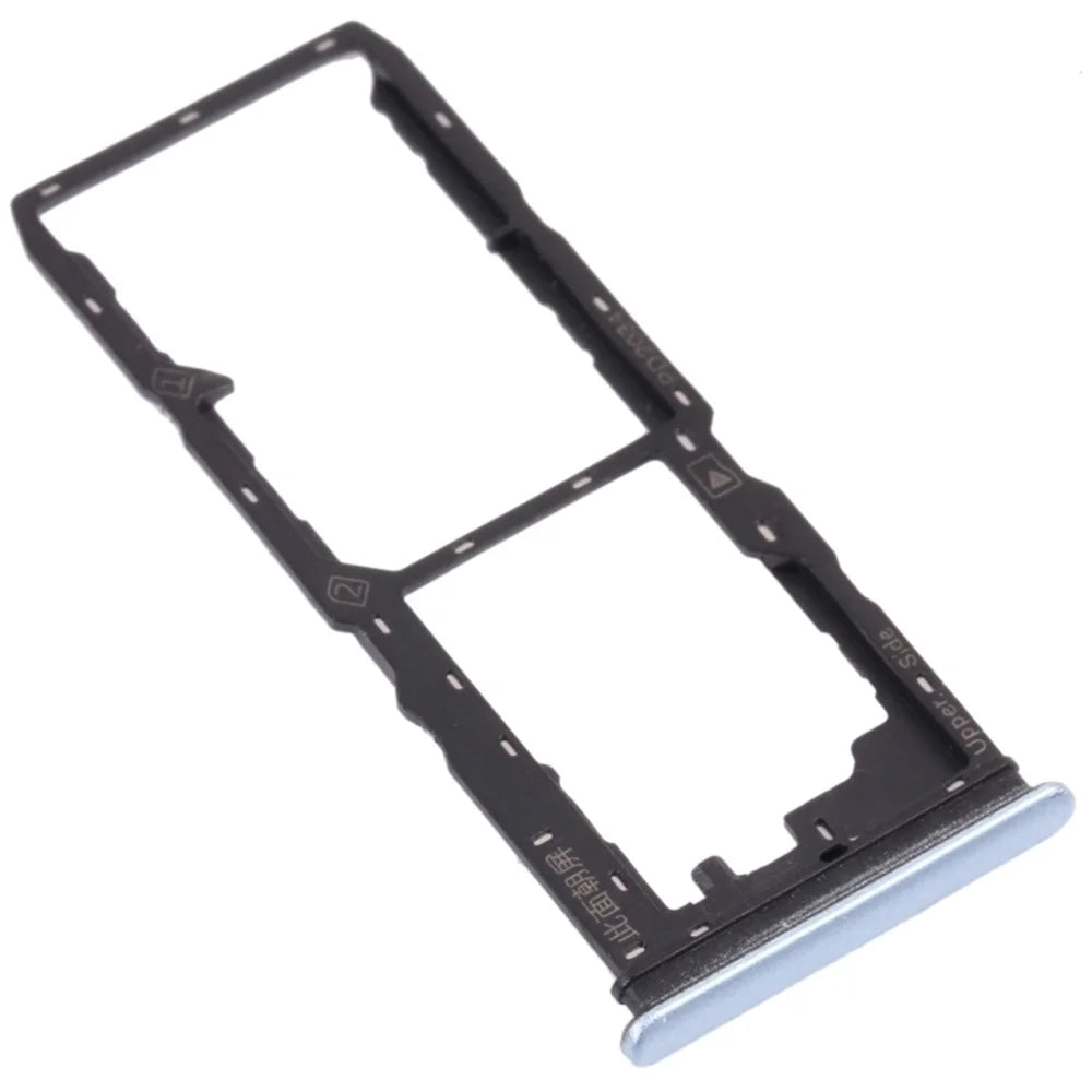 For vivo Y12s Dual SIM Card Tray Holder Replacement (without Logo) - White - 1