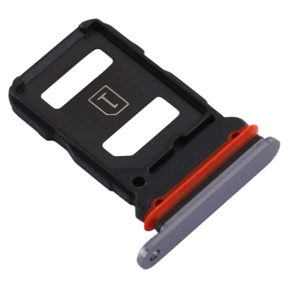 For vivo X30 Dual SIM Card Tray Holder Replacement (without Logo) - Black - 1
