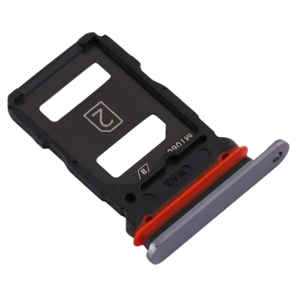 For vivo X30 Dual SIM Card Tray Holder Replacement (without Logo) - Black - 2