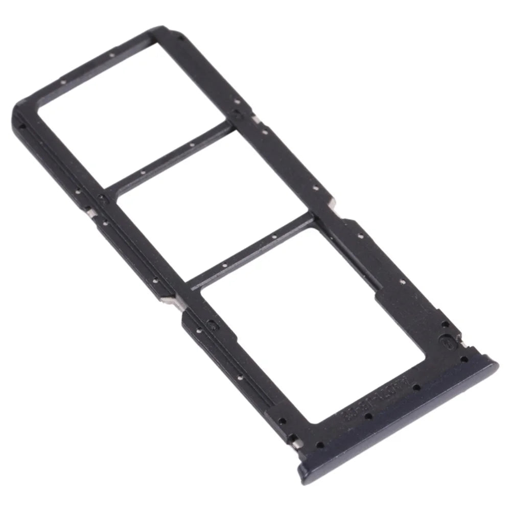 For Oppo A54s Dual SIM Card + TF Card Tray Holder Replacement (without Logo) - Black - 2