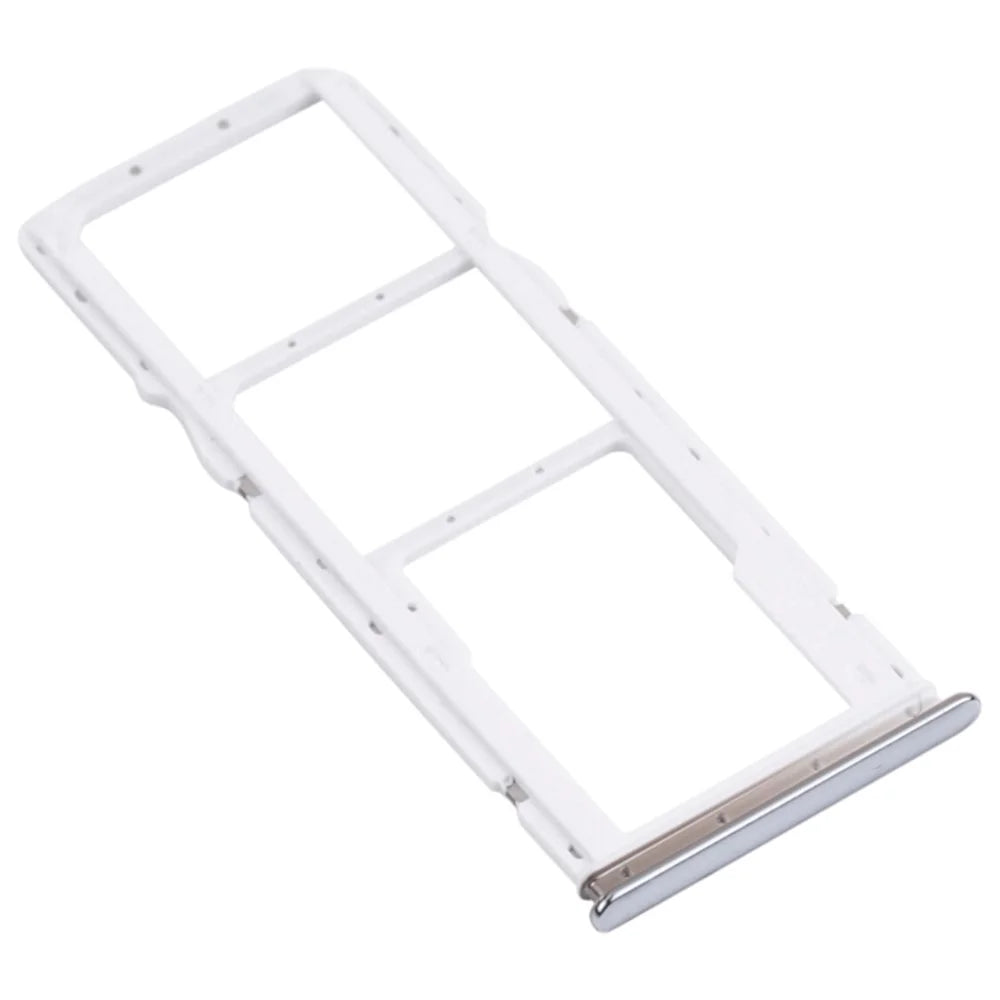 For Xiaomi Redmi Note 10 4G / Note 10S 4G Dual SIM Card + TF Card Tray Holder Replacement (without Logo) - White - 2