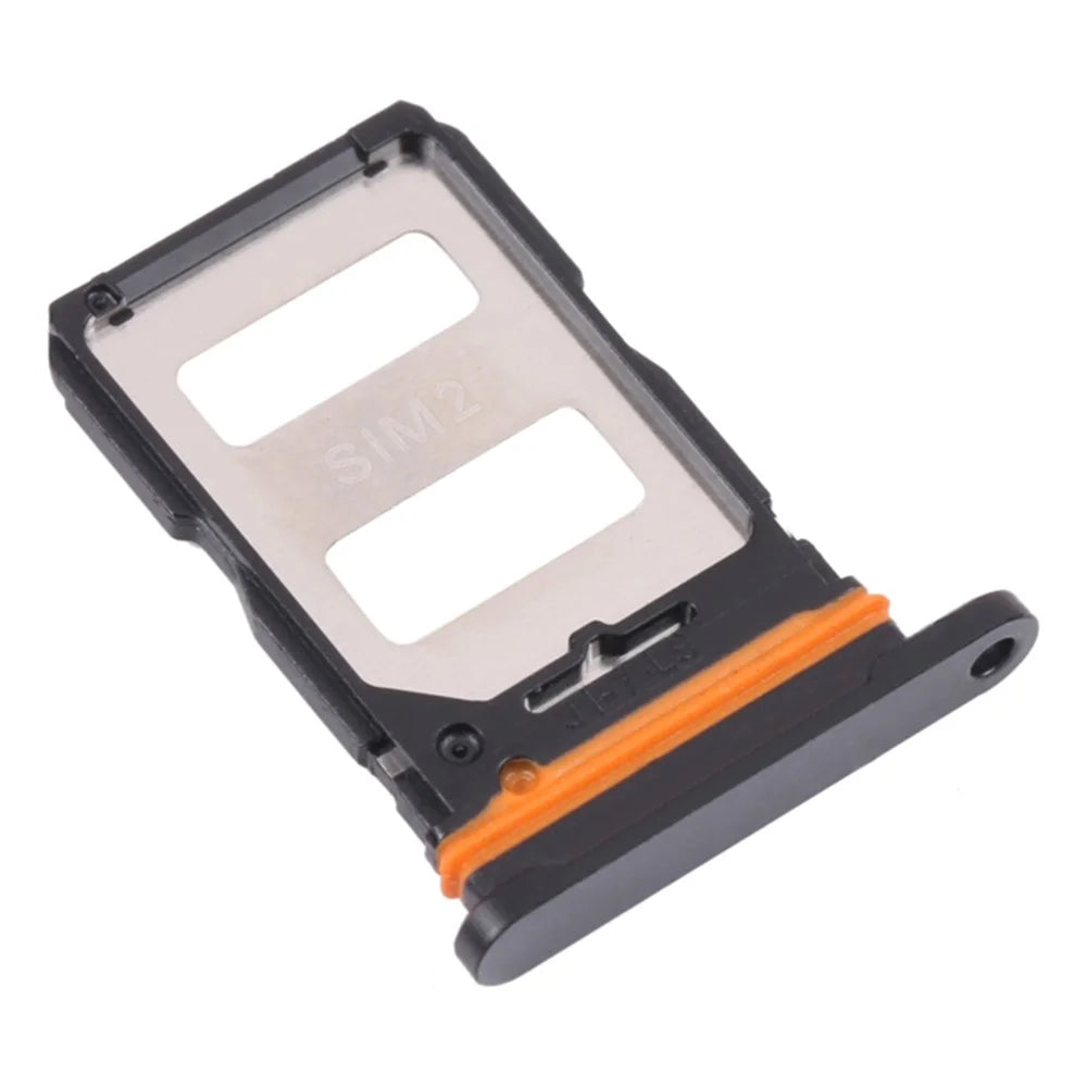 For Xiaomi Redmi K50 Gaming 5G Dual SIM Card Tray Holder Replacement (without Logo) - Black - 2