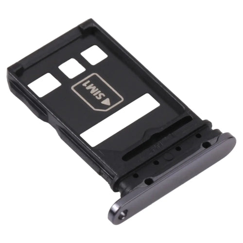 For Huawei P40 Pro 5G Dual SIM Card Tray Holder Replacement (without Logo) - Black - 1