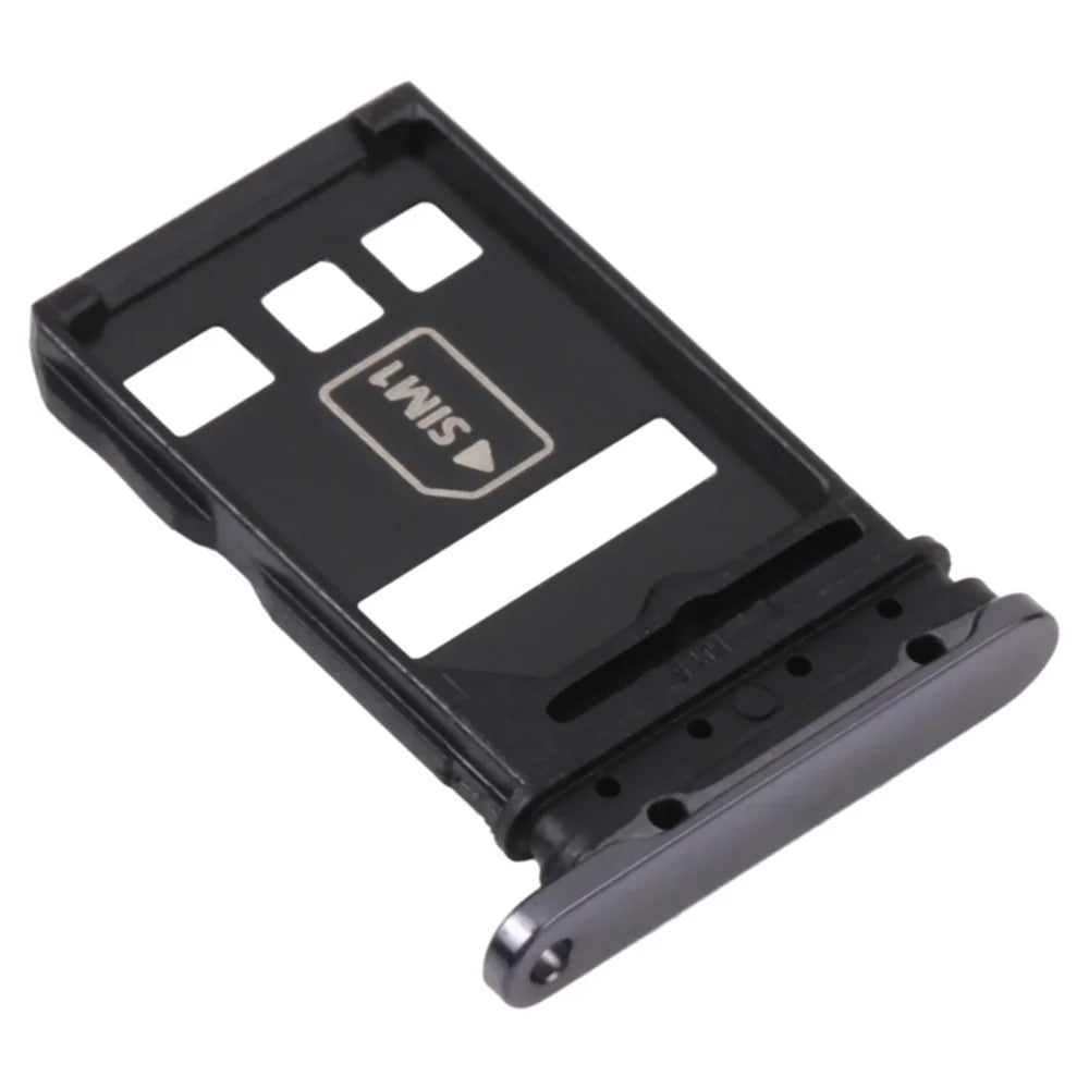 For Huawei P40 Pro 5G Dual SIM Card Tray Holder Replacement (without Logo) - Black - 1