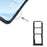 For OPPO A91 / F15 Dual SIM Card + TF Card Tray Holder Replacement (without Logo) - Black - 3