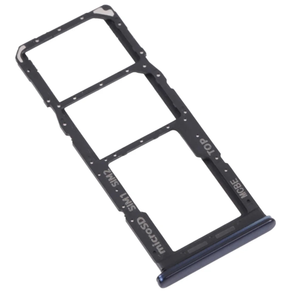 For Samsung Galaxy M32 5G M326 OEM Dual SIM Card + TF Card Tray Holder Replacement (without Logo) - Slate Black - 1