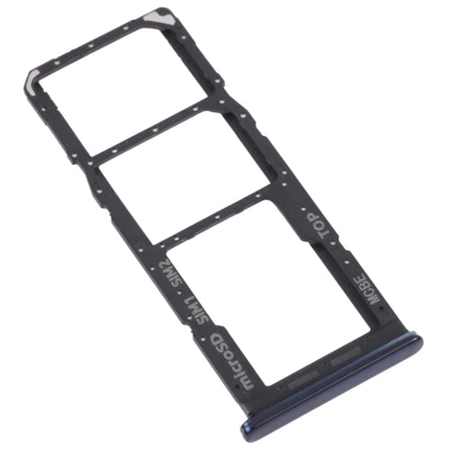 For Samsung Galaxy M32 5G M326 OEM Dual SIM Card + TF Card Tray Holder Replacement (without Logo) - Slate Black - 1