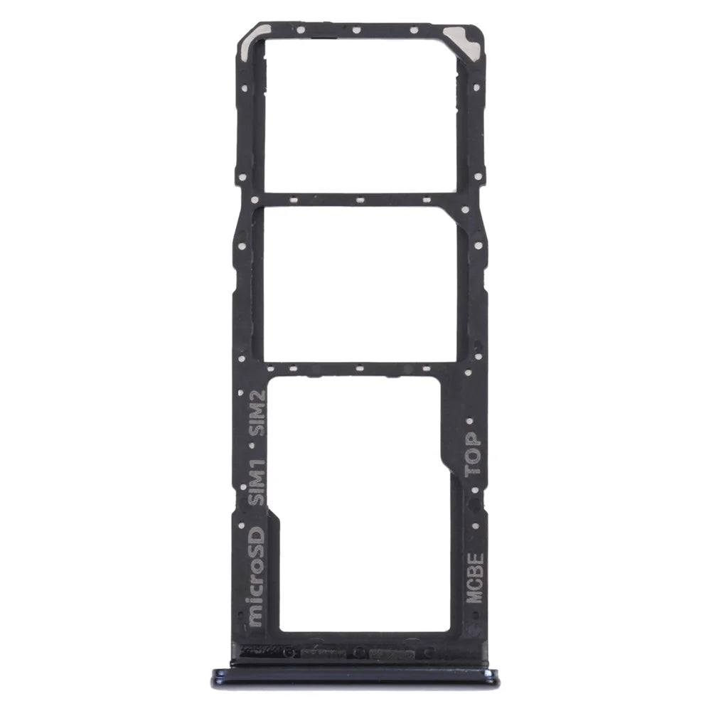 For Samsung Galaxy M32 5G M326 OEM Dual SIM Card + TF Card Tray Holder Replacement (without Logo) - Slate Black - 3