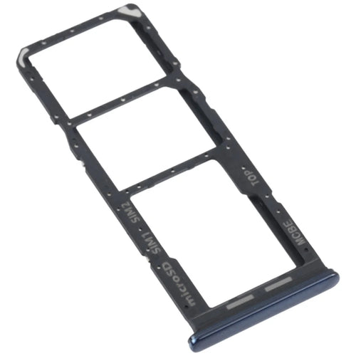 For Samsung Galaxy M32 (Global Version) 4G M325 OEM Dual SIM Card + TF Card Tray Holder Replacement (without Logo) - Black - 1