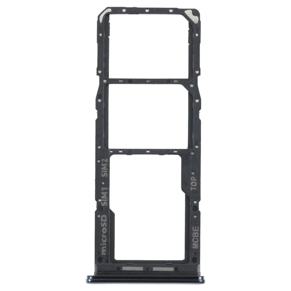 For Samsung Galaxy M32 (Global Version) 4G M325 OEM Dual SIM Card + TF Card Tray Holder Replacement (without Logo) - Black - 3