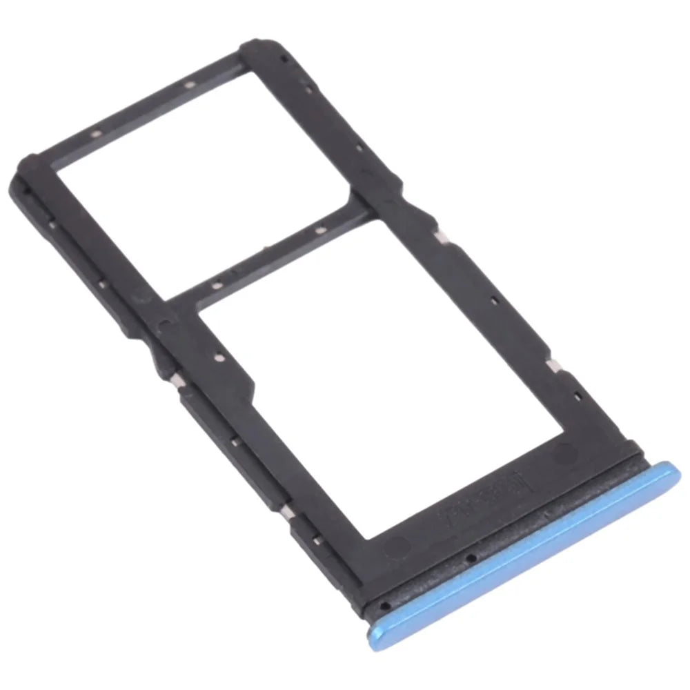 For Xiaomi Redmi Note 11T 5G / Poco M4 Pro 5G Dual SIM Card Tray Holder Replacement (without Logo) - Blue - 2