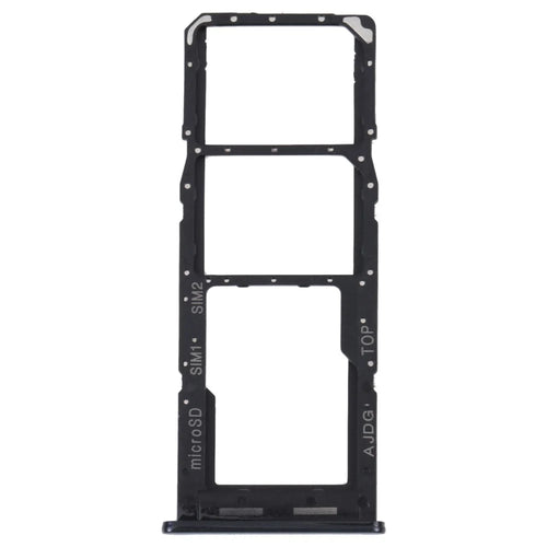 For Samsung Galaxy A04s 4G (164.7mm) OEM Dual SIM Card + TF Card Tray Holder Replacement (without Logo) - Black - 1