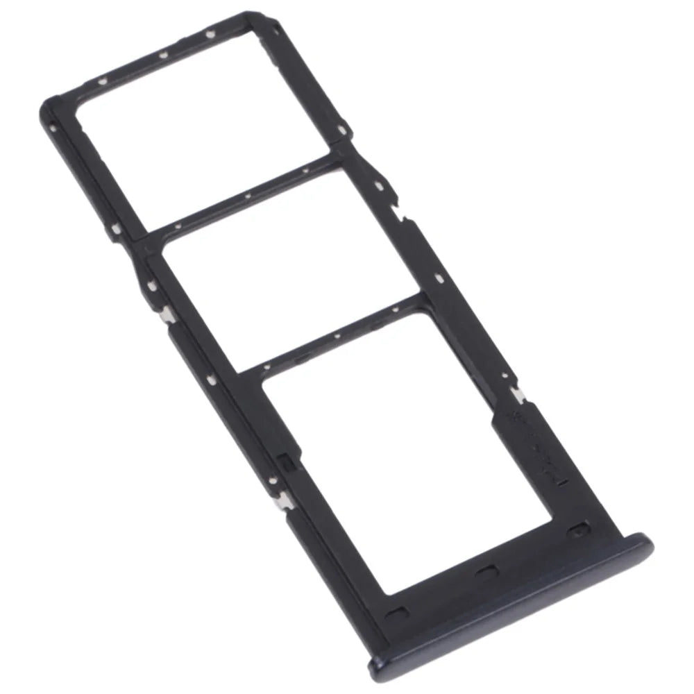 For Samsung Galaxy A04s 4G (164.7mm) OEM Dual SIM Card + TF Card Tray Holder Replacement (without Logo) - Black - 3