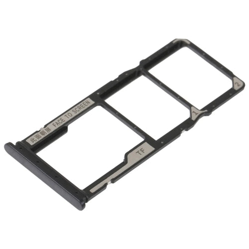 For Xiaomi Redmi 10A 220233L2C Dual SIM Card + TF Card Tray Holder Replacement (without Logo) - Black - 1
