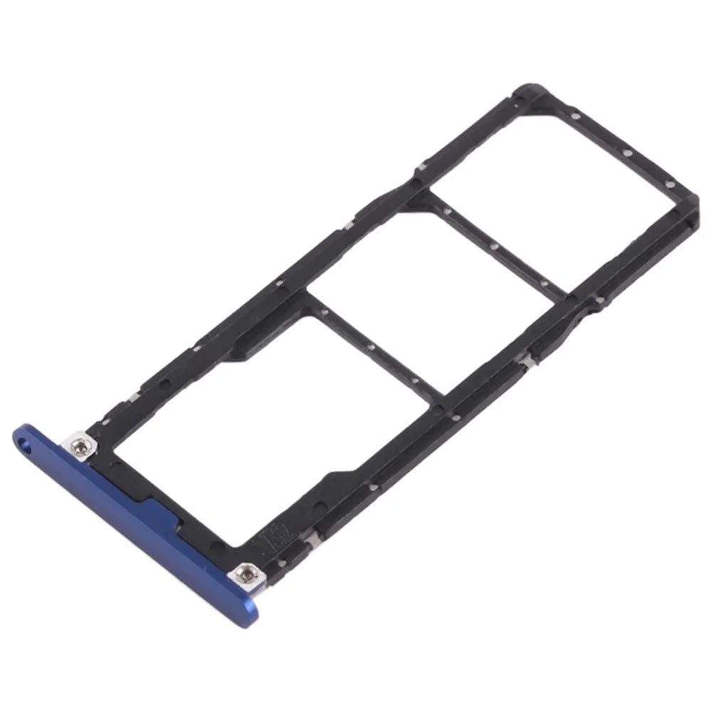 For Huawei Honor 8X Max Dual SIM Card + TF Card Tray Holder Replacement (without Logo) - Blue - 2