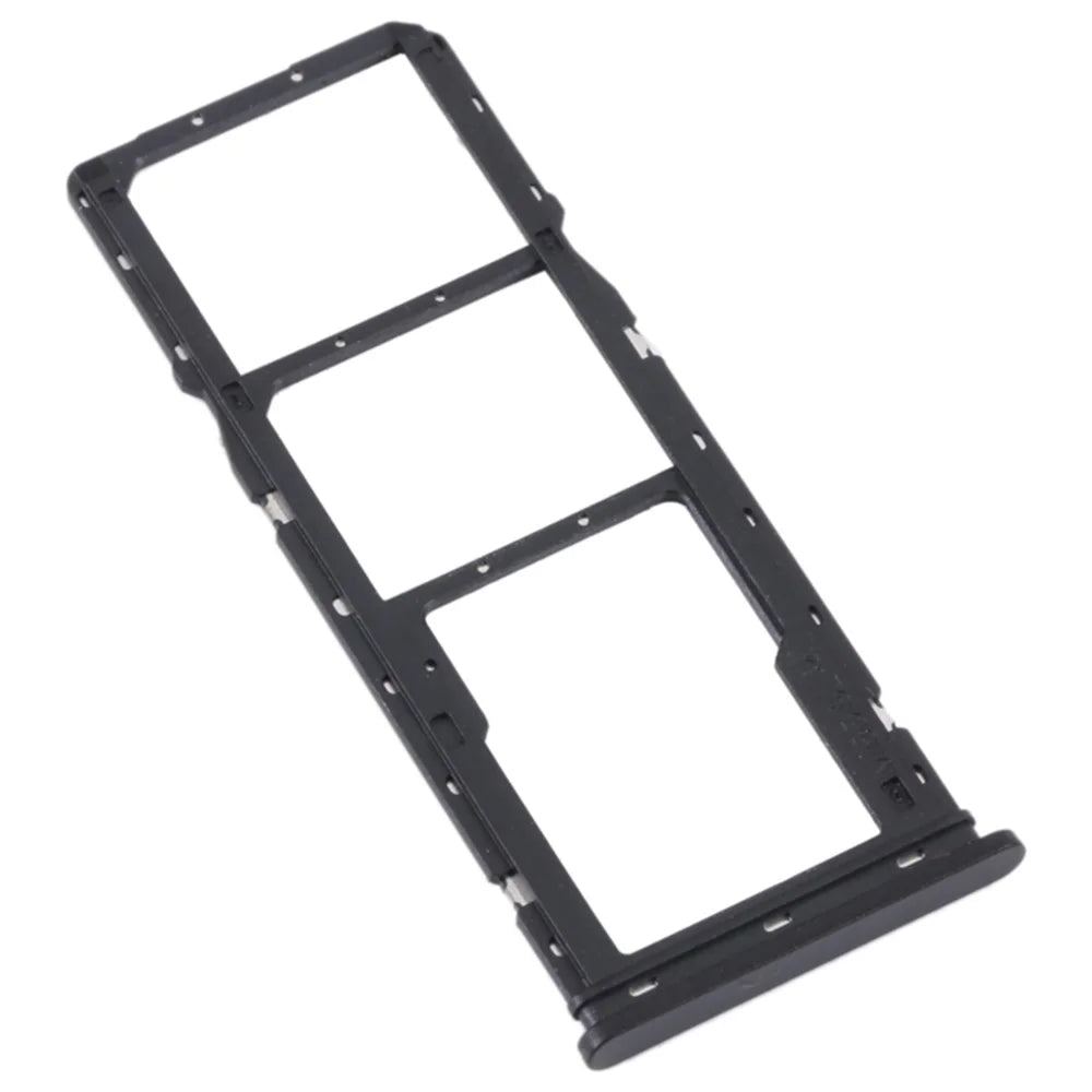 For Xiaomi Redmi A1 4G / Redmi A1+ 4G Dual SIM Card + TF Card Tray Holder Replacement (without Logo) - Black - 2