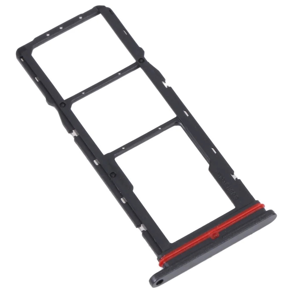 For Motorola Moto G22 4G OEM Dual SIM Card + SD Card Tray Holder Replacement Part (without Logo) - Black - 2