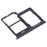 For Samsung Galaxy A2 Core A260 OEM Dual SIM Card + SD Card Tray Holder Replacement Part (without Logo) - Black - 1