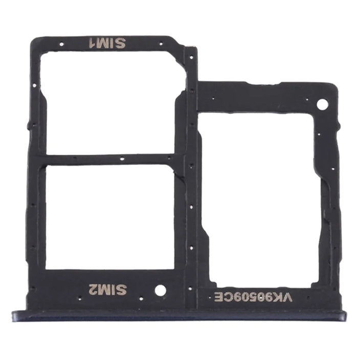 For Samsung Galaxy A2 Core A260 OEM Dual SIM Card + SD Card Tray Holder Replacement Part (without Logo) - Black - 3