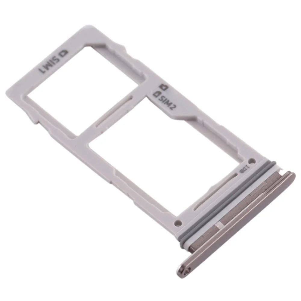 For Samsung Galaxy S10e G970 OEM Dual SIM Card + SD Card Tray Holder Replacement Part (without Logo) - Black - 1