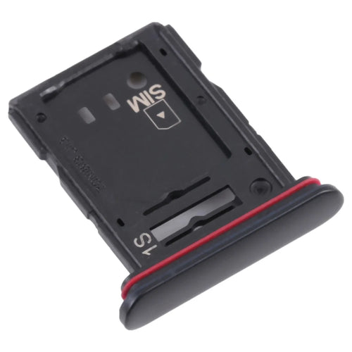 For Sony Xperia 10 III 5G OEM SIM Card Tray Holder Replacement (without Logo) - Black - 1