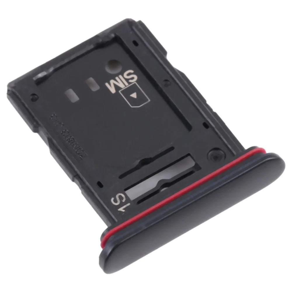 For Sony Xperia 10 III 5G OEM SIM Card Tray Holder Replacement (without Logo) - Black - 1