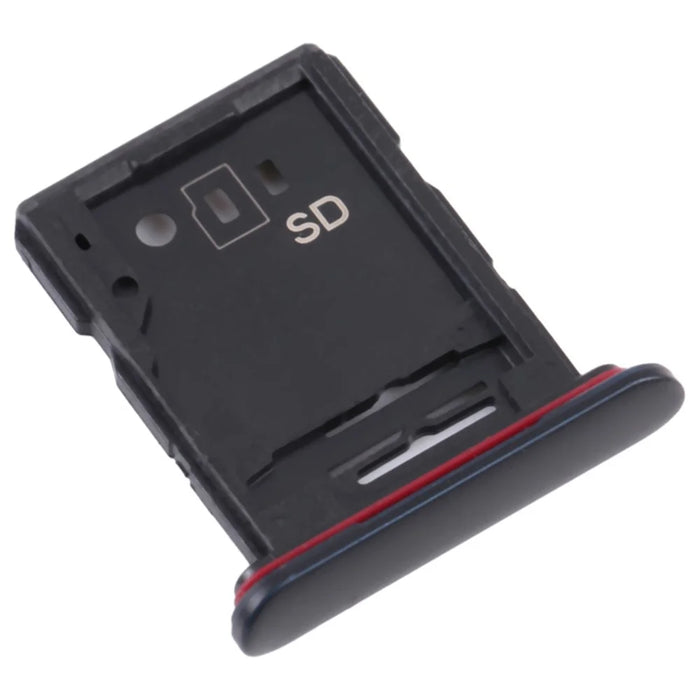 For Sony Xperia 10 III 5G OEM SIM Card Tray Holder Replacement (without Logo) - Black - 2