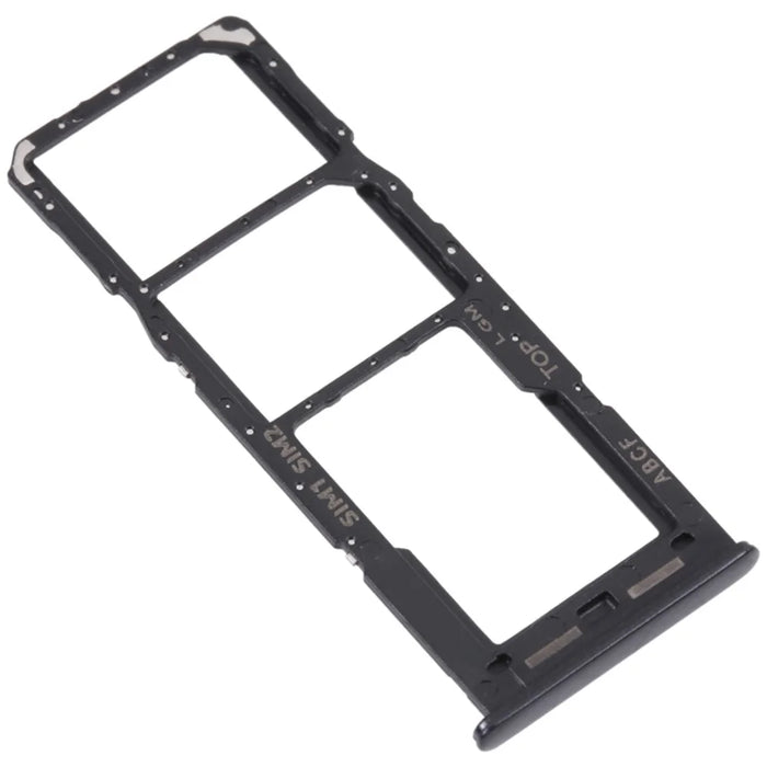For Samsung Galaxy A23 5G (Global Version) A236B OEM Dual SIM Card + SD Card Tray Holder Replacement Part (without Logo) - Black - 1