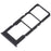 For Samsung Galaxy A23 5G (Global Version) A236B OEM Dual SIM Card + SD Card Tray Holder Replacement Part (without Logo) - Black - 3
