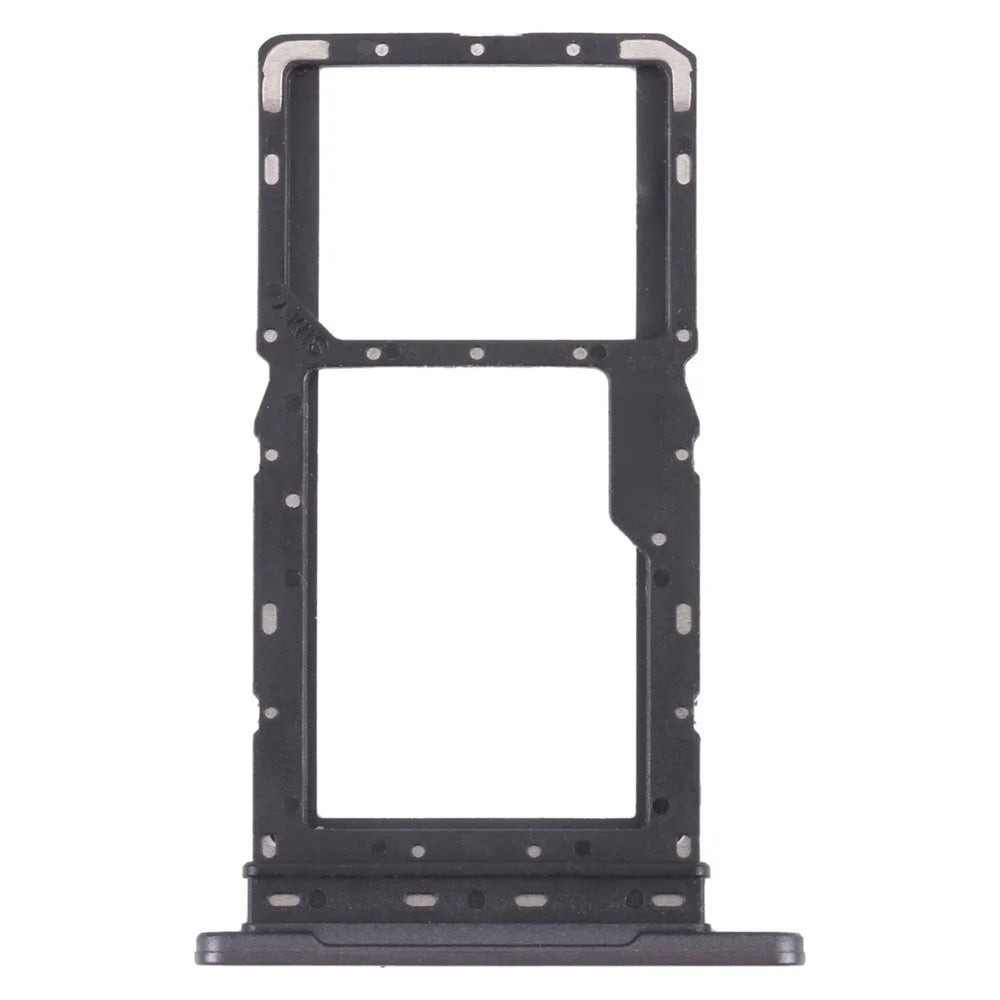 For Samsung Galaxy Tab A8 10.5 (2021) LTE X205 OEM SIM Card + TF Card Tray Holder Replacement (without Logo) - Black - 3